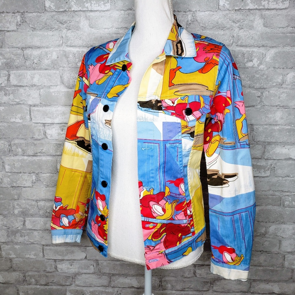 Iceberg Disney Themed Pocketed Jean Jacket - S